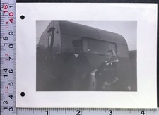 Foto instantânea 1948 Mobile Home RV acampamento transporte de viagem BW comprar usado  Enviando para Brazil