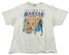 Camiseta estilo vintage Disney Hannah Montana Miley Cyrus tamanho adulto grande comprar usado  Enviando para Brazil