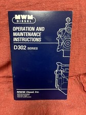 Instruções de operação e manutenção MWM Diesel D302 Series  comprar usado  Enviando para Brazil