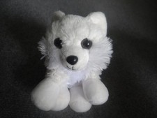 Peluche loup blanc d'occasion  Pont-l'Abbé-d'Arnoult