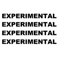 Adesivo de vinil experimental decalque texto EXPERIMENTAL - QUALQUER TAMANHO QUALQUER COR comprar usado  Enviando para Brazil