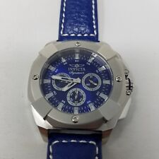 Usado, Vintage Invicta Signature II Modelo 7290 Relógio Face Azul Couro Movimento Japão comprar usado  Enviando para Brazil