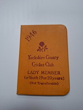 Yorkshire county cricket for sale Yorkshire county cricket for sale  MEXBOROUGH