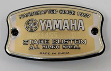 Distintivo de bateria personalizado Yamaha Stage com parafusos de montagem (com número de série) comprar usado  Enviando para Brazil