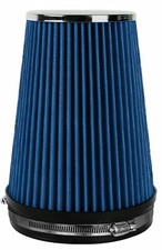 Filtro de entrada de ar frio 6" cone, braçadeira lavável filtro de ar seco, azul comprar usado  Enviando para Brazil