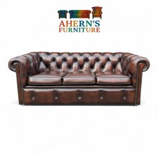 Antique brown leather for sale  BOSTON