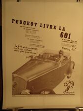Affiche automobile peugeot d'occasion  Montauban