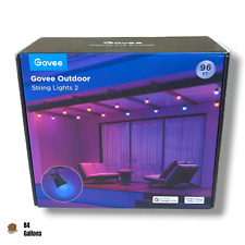 GOVEE ‎ H7038 RGBIC Smart Outdoor String Lights 2, 96 pés LED branco quente regulável comprar usado  Enviando para Brazil