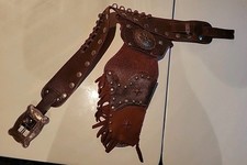 Vintage leather cap for sale  Hadley