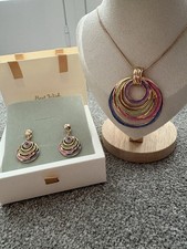 Multicoloured geometric jewell for sale  UK