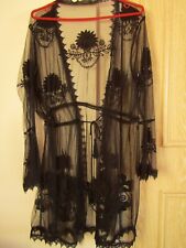 Black sheer negligee for sale  FILEY