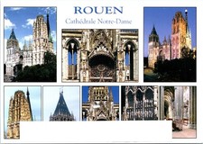 6x4 postcard rouen for sale  La Salle