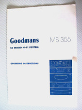 Goodmans ms355 micro for sale  CHESTER