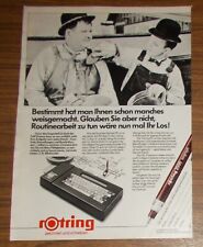 Seltene werbung rotring gebraucht kaufen  Legden