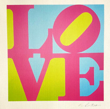 Robert indiana litografia usato  Roma