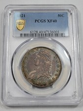 1821 50c capped for sale  Mcdonough
