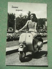 CARTOLINA ORIGINALE ANNI '50/60 VESPA PIAGGIO MOTO MOTOCICLETTA comprar usado  Enviando para Brazil