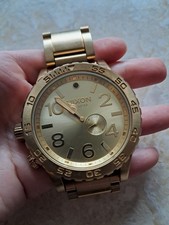 Relógio masculino Nixon 51-30 Chrono dourado funciona bem em ótimo estado  comprar usado Relógio masculino Nixon 51-30 Chrono dourado funciona bem em ótimo estado  comprar usado  Enviando para Brazil