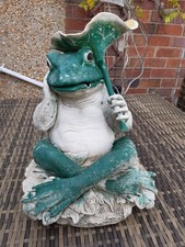 Large resin frog for sale  CREWE
