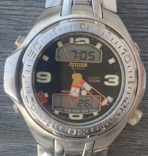 Vintage Citizen Aqualand relógio cronógrafo masculino mergulhador duplex 200 m quartzo comprar usado  Enviando para Brazil