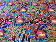 Tecido de algodão peixe tropical 2,4yds SEA ADVENTURE Le Riche cores impressão conceitos comprar usado  Enviando para Brazil