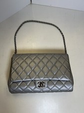 Chanel silver lambskin for sale  Houston