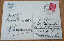 Cartolina con righi usato  Lucca