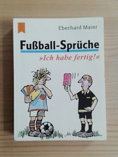 Fußball sprüche fertig gebraucht kaufen  Adorf