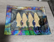 Vintage iridescent gold for sale  Durham