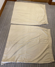 Curtains beige lined for sale  BEDFORD