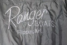 Usado, Jaqueta com Capuz Vintage Ranger Boats Cinza Windbreaker XL King Louie Pro Fit Completa comprar usado  Enviando para Brazil