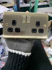 Antique brass double for sale  MANCHESTER