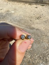 Orecchini diamanti oro usato  Brescia