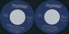 DISCO 45 GIRI     ROBERTA FALCHI – STORIA DI UN PIERROT // VECCHIO PIANINO na sprzedaż DISCO 45 GIRI     ROBERTA FALCHI – STORIA DI UN PIERROT // VECCHIO PIANINO na sprzedaż  Wysyłka do Poland