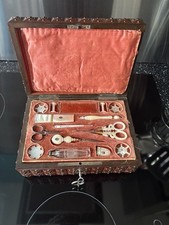Caixa de costura/necessaire antiga Palais Royal C1820-30 comprar usado  Enviando para Brazil