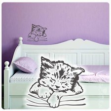 Wandtattoo katze katzen gebraucht kaufen  Darmstadt