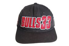 Vintage CHIIAGO BULLS #33 Scottie Pippen Starter Cap lata 90. nba czapka sportowa czarna USA na sprzedaż  PL