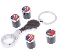 Tampas de haste de válvula de pneu chave anti-roubo fibra de carbono para Jeep EUA US America comprar usado  Enviando para Brazil