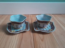 Paire tasses tasses d'occasion  Franqueville-Saint-Pierre