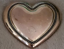 Silver heart shaped for sale  Portland