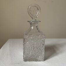 Whitefriars glacier decanter for sale  NORTHWOOD