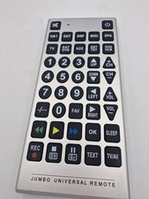 Jumbo universal remote for sale  MILTON KEYNES