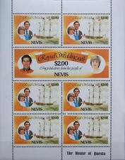 NEVIS 1981 KLB 62 A Hochzeit Wedding Royals Prinz Charles Diana Schiffe Ships ** comprar usado  Enviando para Brazil