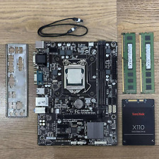 Placa madre COMBO GIGABYTE GA-H81M-D2V con CPU i5-4ta generación/ SSD de 8 GB/ 128 GB segunda mano  Embacar hacia Mexico