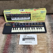 Casio SA-1 CASIO 100 banco de tom de som com caixa teclado vintage piano comprar usado  Enviando para Brazil