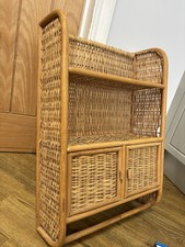 Vintage bamboo wicker for sale  IPSWICH