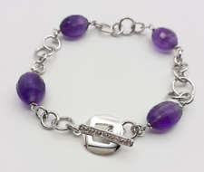 Bracciale ametista argento usato  Bologna