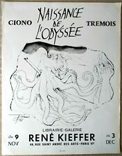 Giono tremois affiche d'occasion  Les Lilas