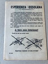 Volantino rsi propaganda usato  Saronno