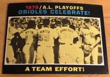 Usado, 1971 Topps 1970 AL Playoffs Orioles Celebrate 198 Palmer Powell Johnson Robinson comprar usado  Enviando para Brazil